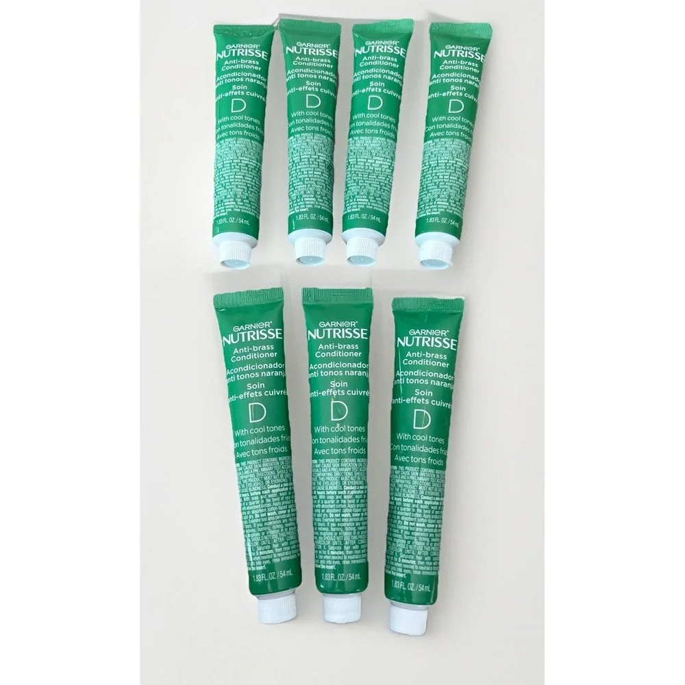 Garnier Nutrisse D After Color Anti-Brass Hair Conditioner 1.83 FL OZ Lot Of 7